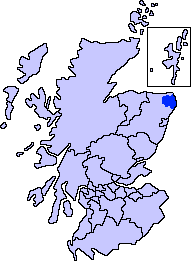 Map location of Buchan, Aberdeenshire