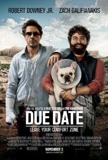 Due date, starring Robert Downey Jr ,Zach Galifianakis,Michelle Monaghan and an appearance by Jamie Foxx.