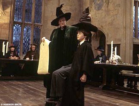Professor McGonagall, Harry and the Sorting Hat