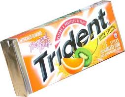 Like Orbit, some Trident gum does not contain xylitol. Best to read the label.