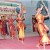 Little girls in India can easily dance, wearing sarees Little girls in India can easily dance, wearing sarees