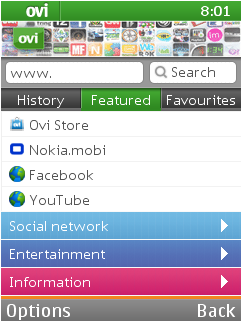 Ovi Browser - Nokia's mobile web browser