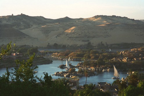The beautiful Nile Valley in Egypt. Image from Billy Gambela's Blog