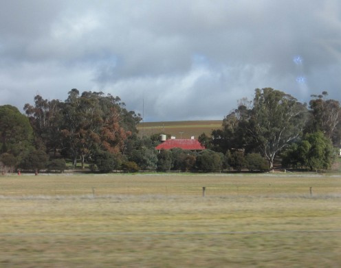 The ubiquitous red tin roofs of Australia