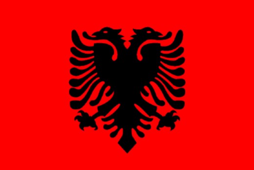 Albanian National Flag