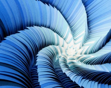 Paper art by Jen Stark