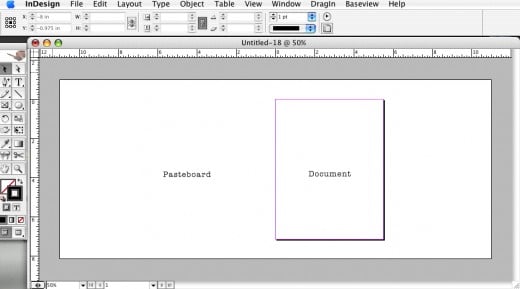 Making a bigger workspace by increasing the size of the pasteboard