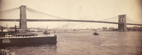 The Brooklyn Bridge, 1896.