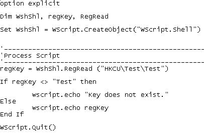 VBScript Code