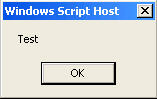 Successful VBScript Run