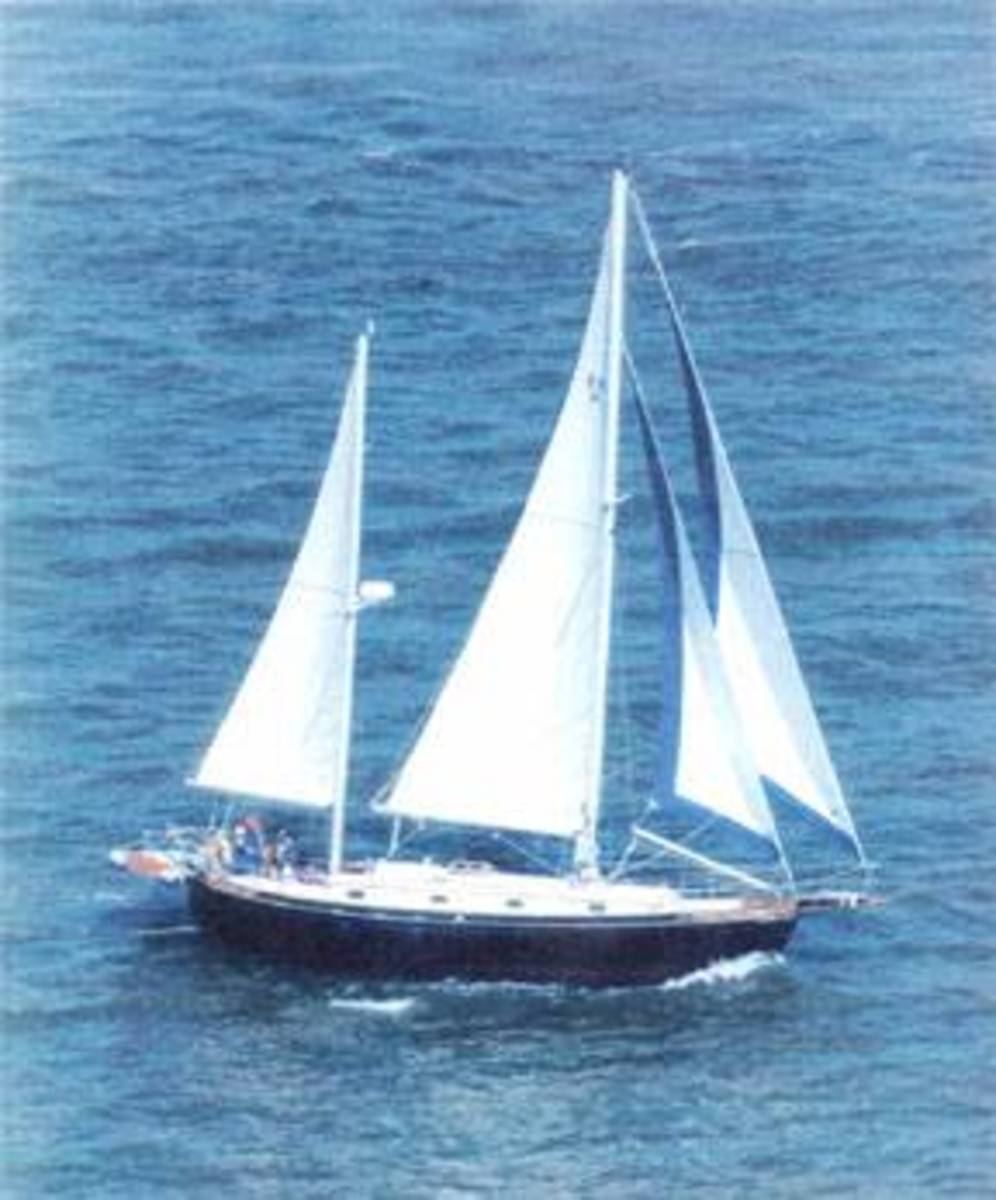 bermuda rigged sailboat