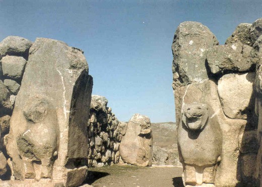 Lion Gate, c. 1400 B.C.E., Boghazkoy, Turkey