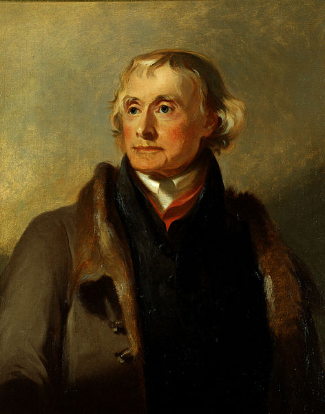 Thomas Jefferson Portrait by Thomas Sully