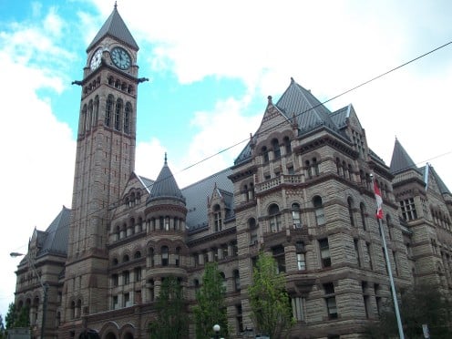 Old City Hall, Toronto, Ontario, completed 1899