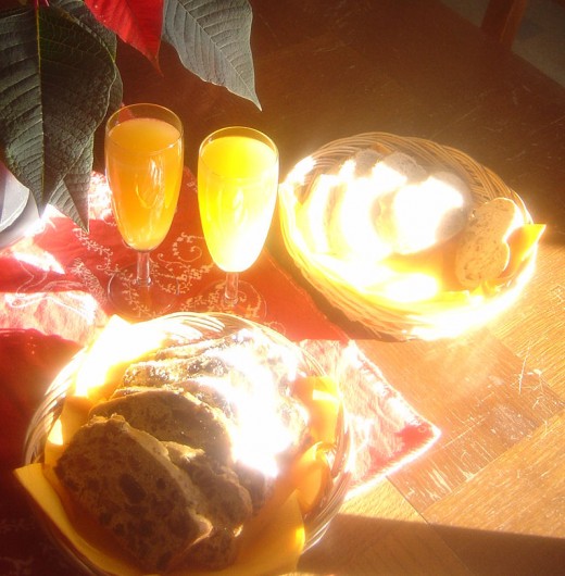 We serve a substantial continental breakfast