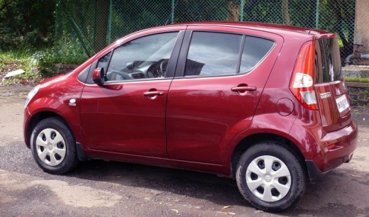 Maruti Ritz Red Side View
