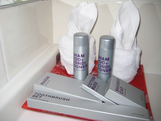 Nice little amenities.