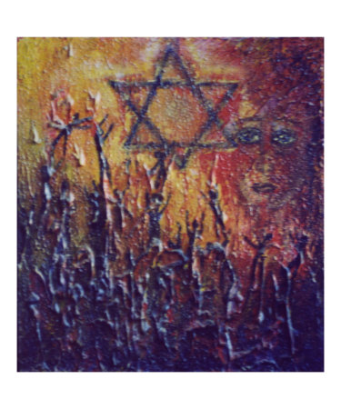 Holocaust - Mikhail Onanov. 1996. Oil on canvas.