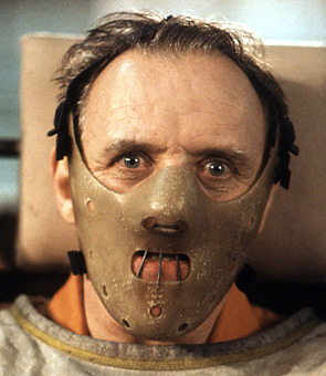 Anthony Hopkins as Hannibal Lecter in Silence of the Lambs
