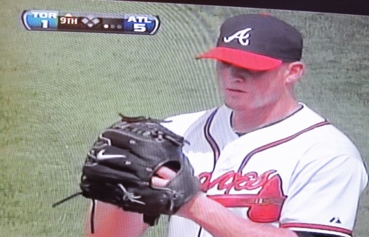 I had the house to myself tonight, so I watched a re-run of the Braves beating the Blue Jays.