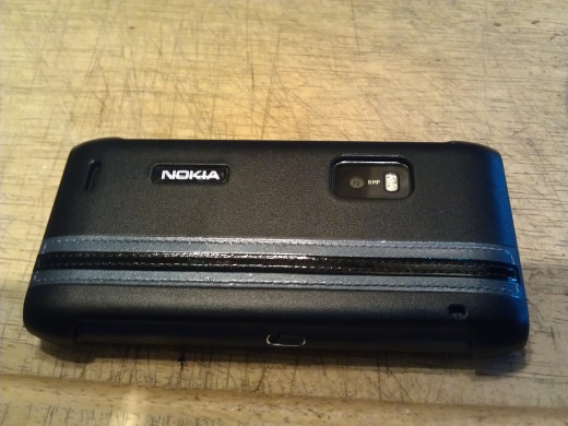 E7 with case fitted 