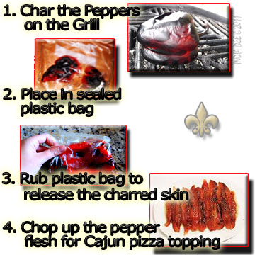 Tips on how to roast a red bell pepper on the grill!