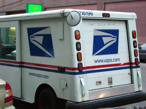 Those driving Postal Service vehicles require safe driving records.