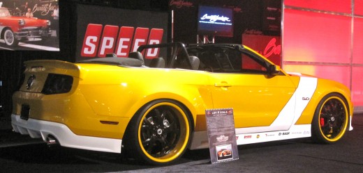 One of the cars up for auction at the Barrett-Jackson Auto Auction in Orange County, CA.