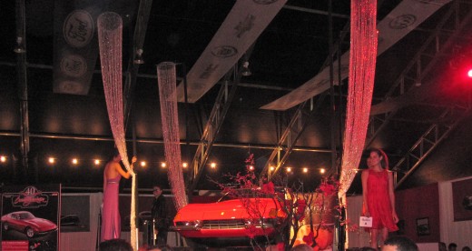 The fashion show at the Opening Night Gala for the Barrett-Jackson Auto Auction in Orange County, CA.