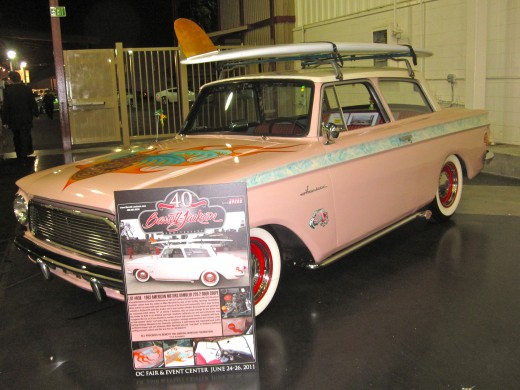 This beautiful car was auctioned off at the Barrett-Jackson Auto Auction to support the history and culture of surfing in Southern California.