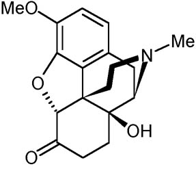 Molecular structure of Oxycontin