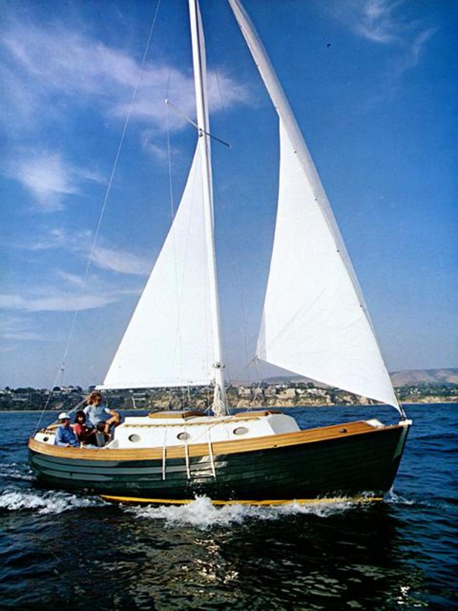 a small sailboat