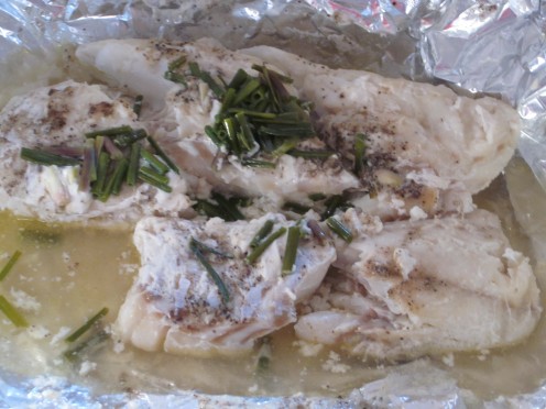 Steamed Cod