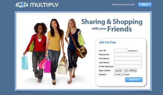 Multiply website logo
