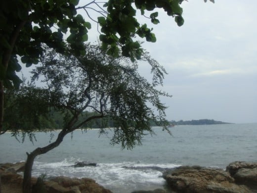 View of Some of Shoreline at Koh Samet 