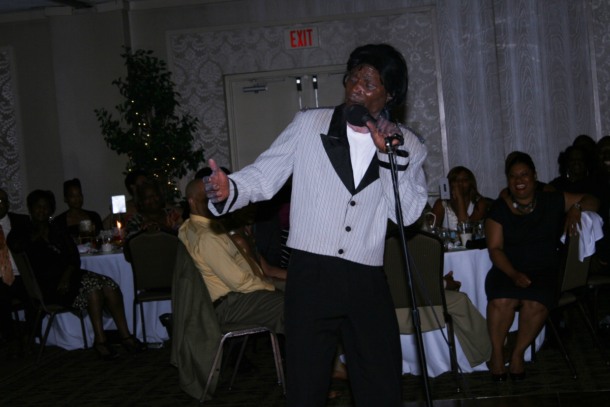 The multi-talented CP Lacey, also does an amazing imitation of the talented entertainer, James Brown. 