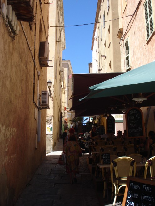 Restaurants in El Rousse, Corsica, France