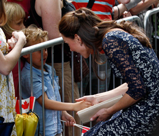 Catherine makes a new pal