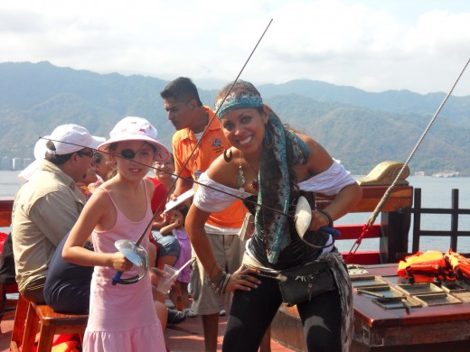 Pirate Training with Angry Angie - Sword fighting...