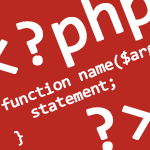 php function syntax