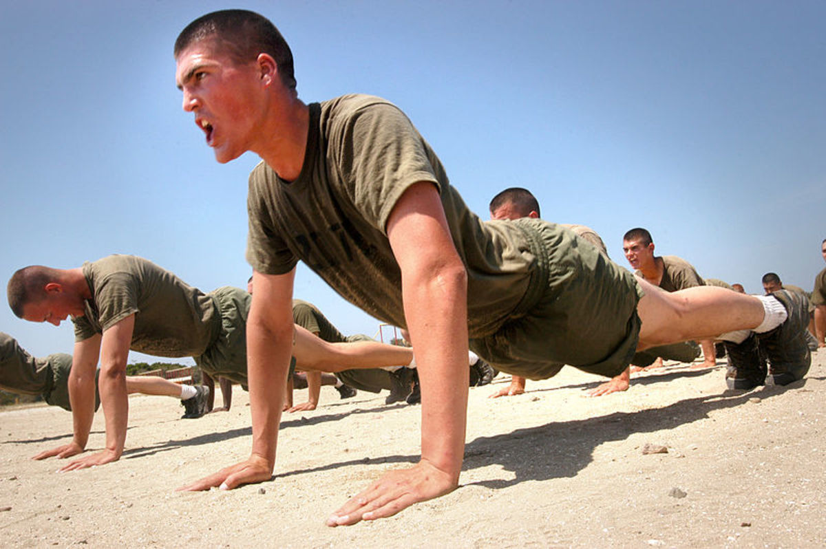 How much weight are you lifting during a push-up?