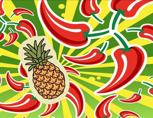 Crazy to mix tropical fruits and jalapenos?   NOT!!