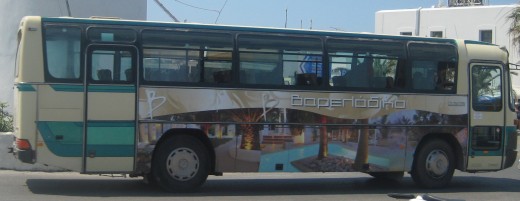 One of the Paros buses