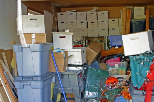 Clutter invades our homes