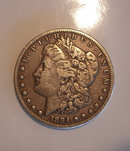Front of the Morgan Silver Dollar