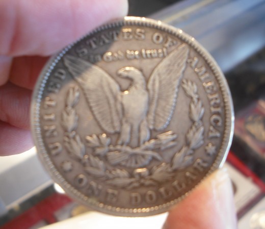 Reverse of the Morgan Silver Dollar
