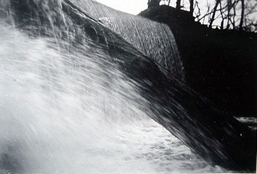 The falls that Paraffin Young had built to honour his hero Dr Livingstone.