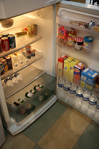 I checked my uncle's fridge right after entering their house.