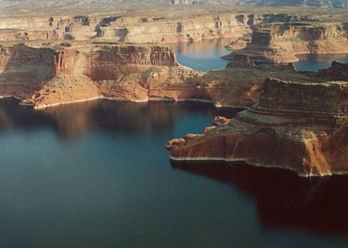 Lake Powell offers scenic beauty and miles of boating excitement.