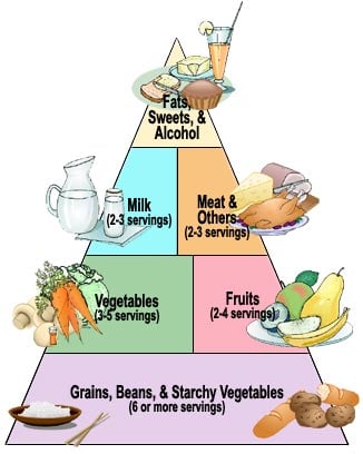 Food pyramid of Diabetes Treatment